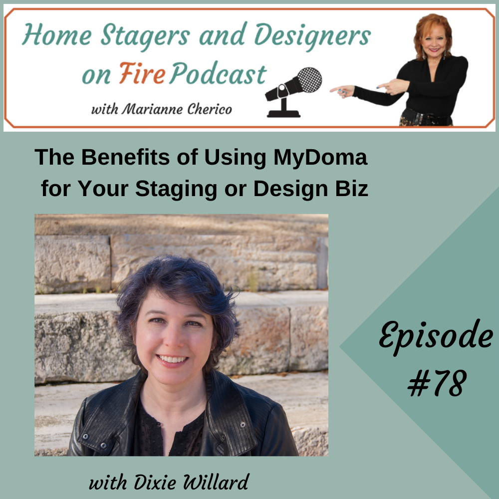 Episode 78: The benefits of using Mydoma for your Home Staging or Interior Design Business